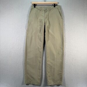 REI Chino Pants Mens 30x32 Green Utility Hiking Outdoor Straight Leg Lightweight